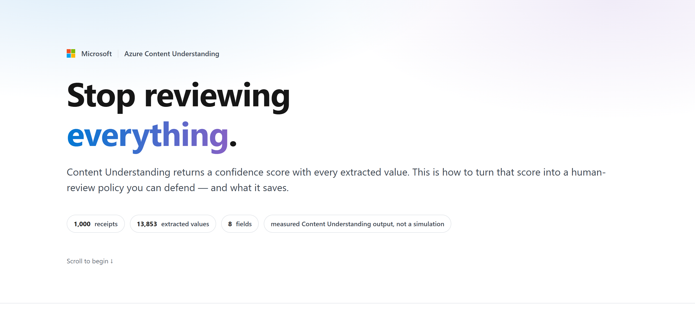 The interactive explainer: Stop reviewing everything.
